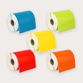 Neon fosforlu etiket